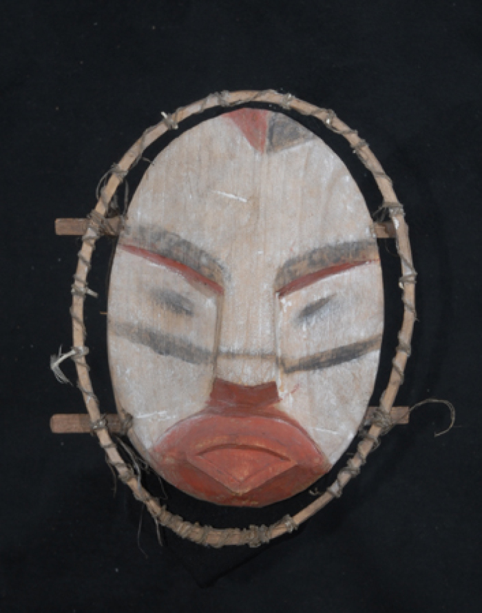 Carved mask (Agu'lik--Large Mask)