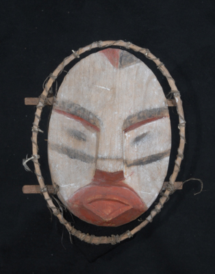 Carved mask (Agu'lik--Large Mask)