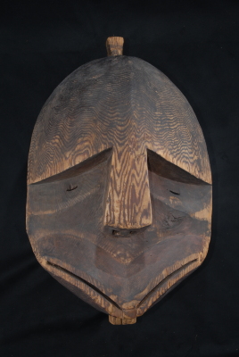 988.2.156, Carved mask (Englaryuumasqaq--Grinning One)