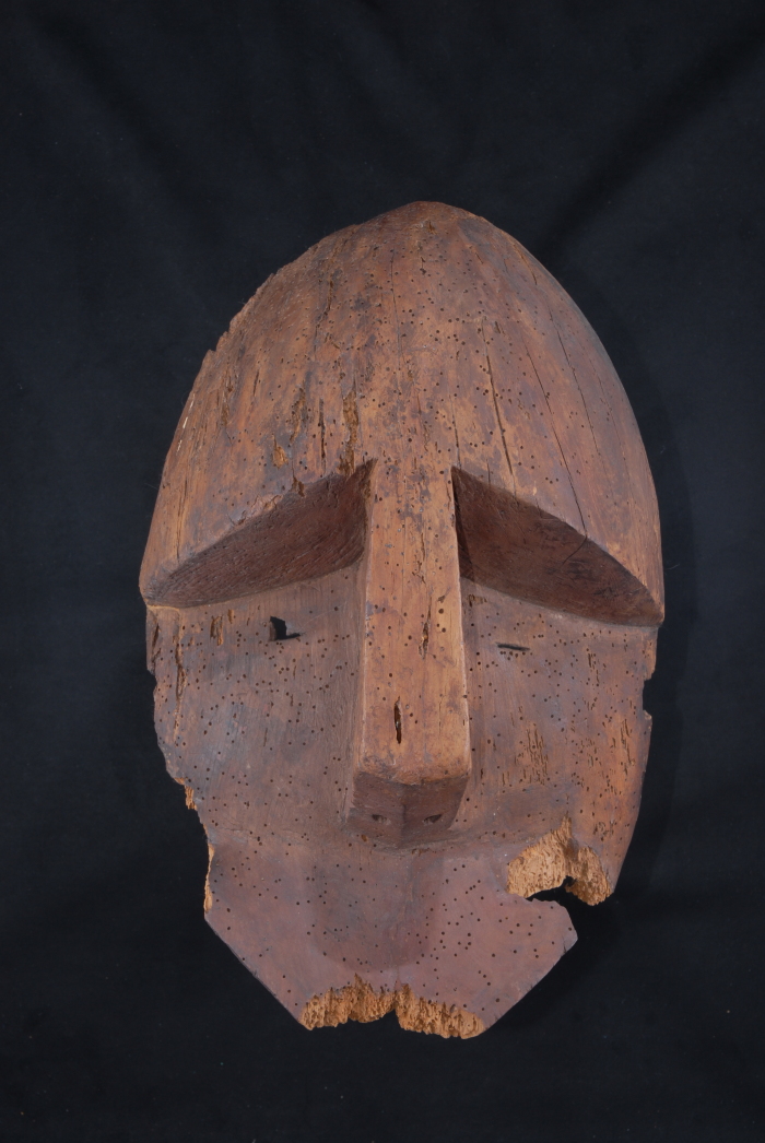 Carved mask (Qup'arngasqamek Qanlek--Broken Mouth)