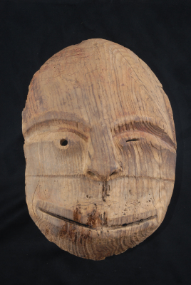 988.2.141, Carved mask (Temciyusqaq--Skeptical One)