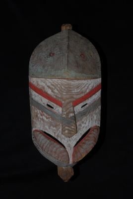 988.2.184, Carved mask (Cucunasqaq Giinaq--Pretty Face)