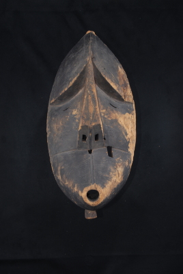 Carved mask (Kukumya'rngusqaq--Whistler, One Who Whistles All the Time)