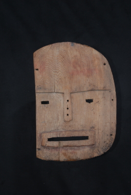 Carved mask (Awangasqaq--Spaced-Out One)