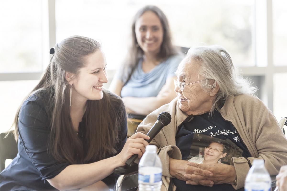Recording Alutiiq Language Speakers