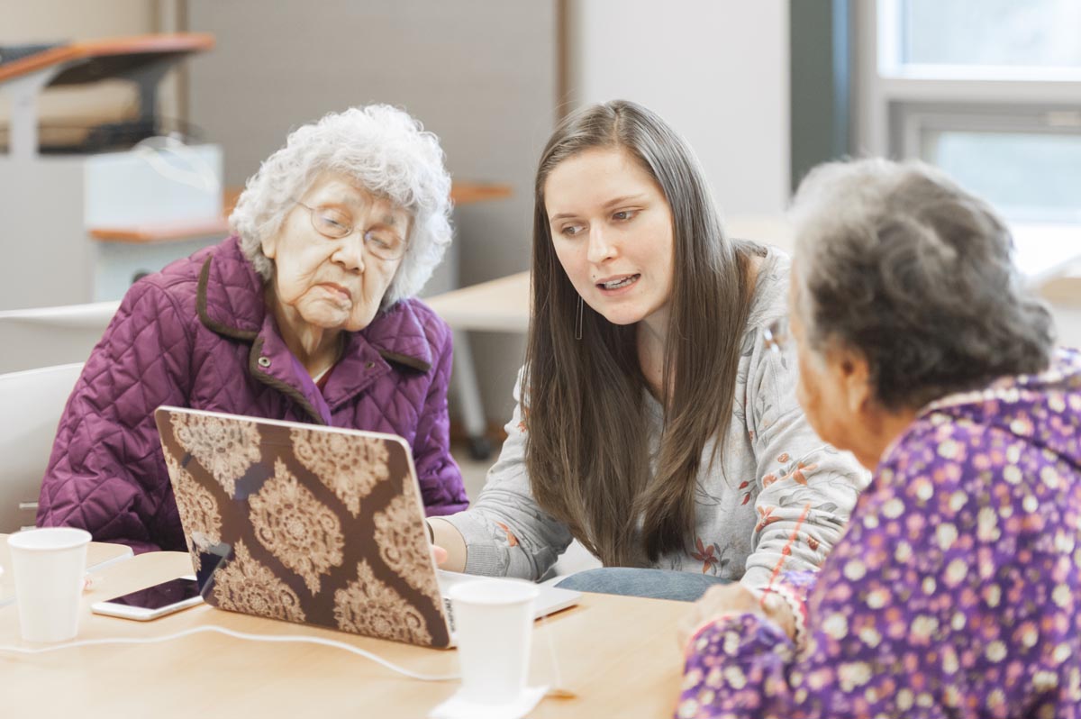 Recording Alutiiq Language Speakers